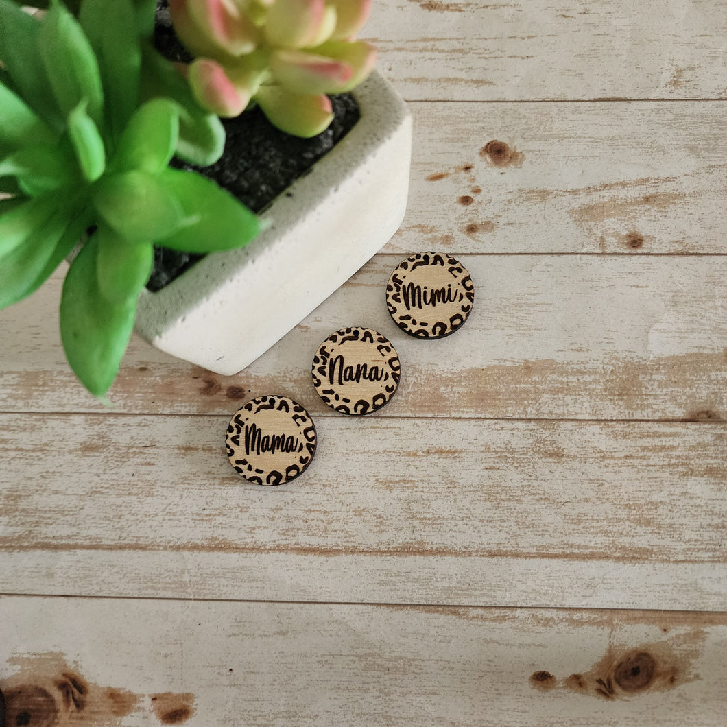 Mama Leopard Border Round Drops