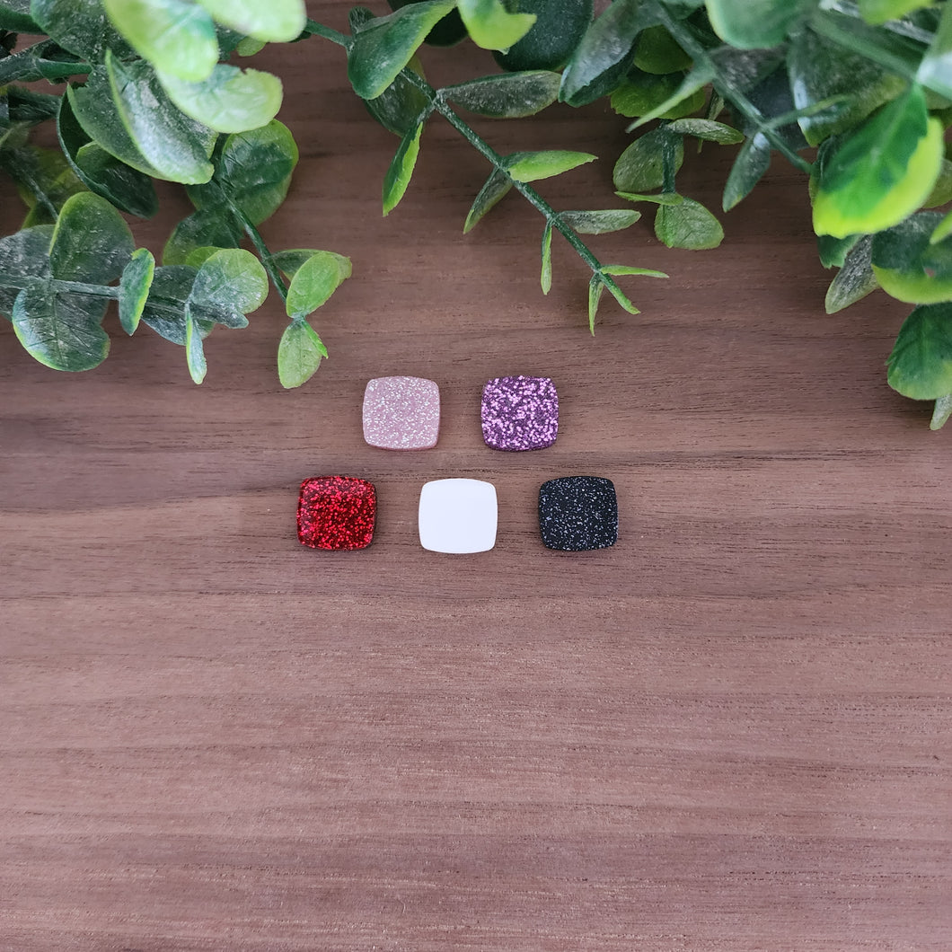 Acrylic Rounded Square Studs