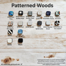 Load image into Gallery viewer, Patterned Wood Butterfly Studs
