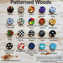 Load image into Gallery viewer, Patterned Wood Cutout Round Drops
