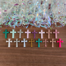 Load image into Gallery viewer, Easter Acrylic Cross Drops
