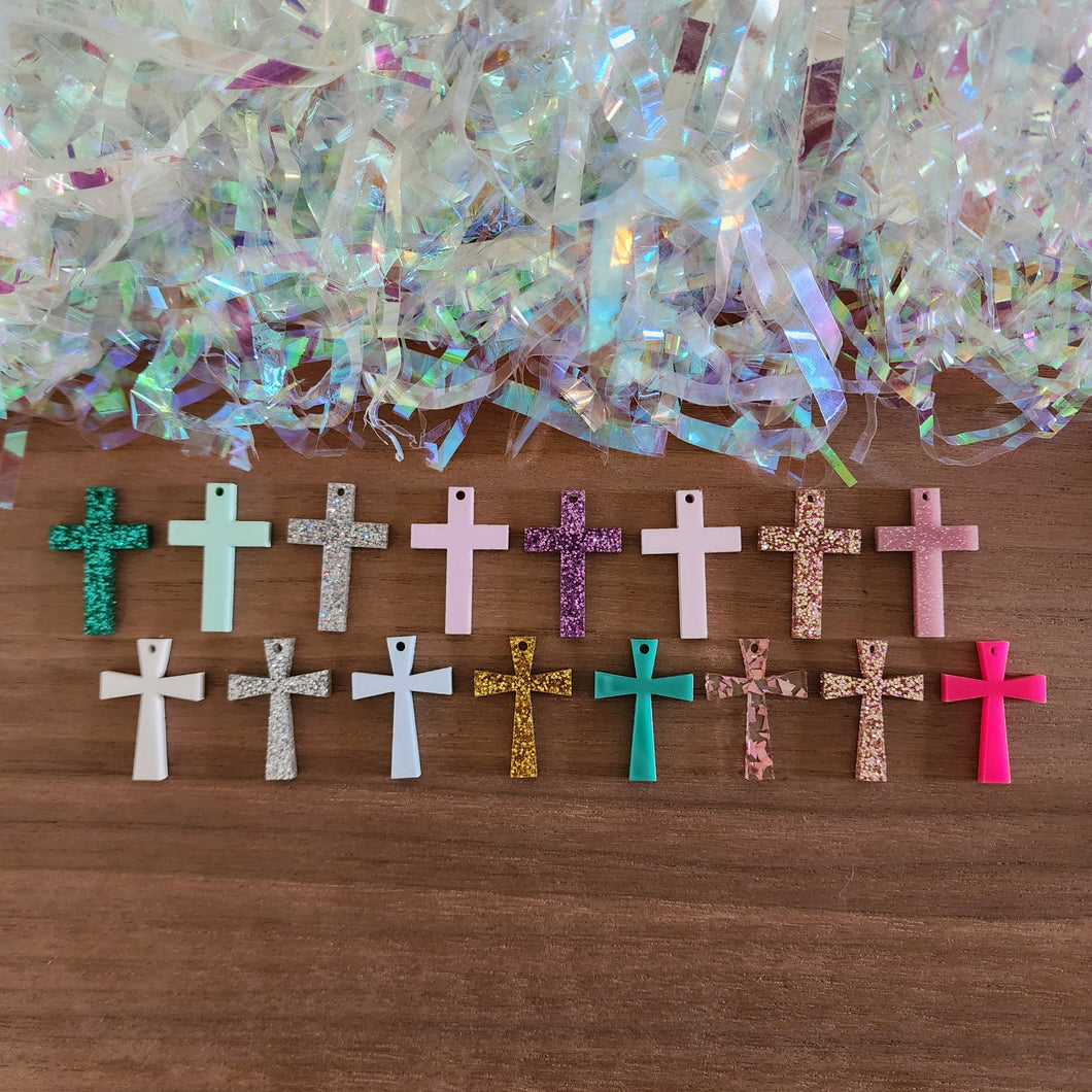 Easter Acrylic Cross Drops