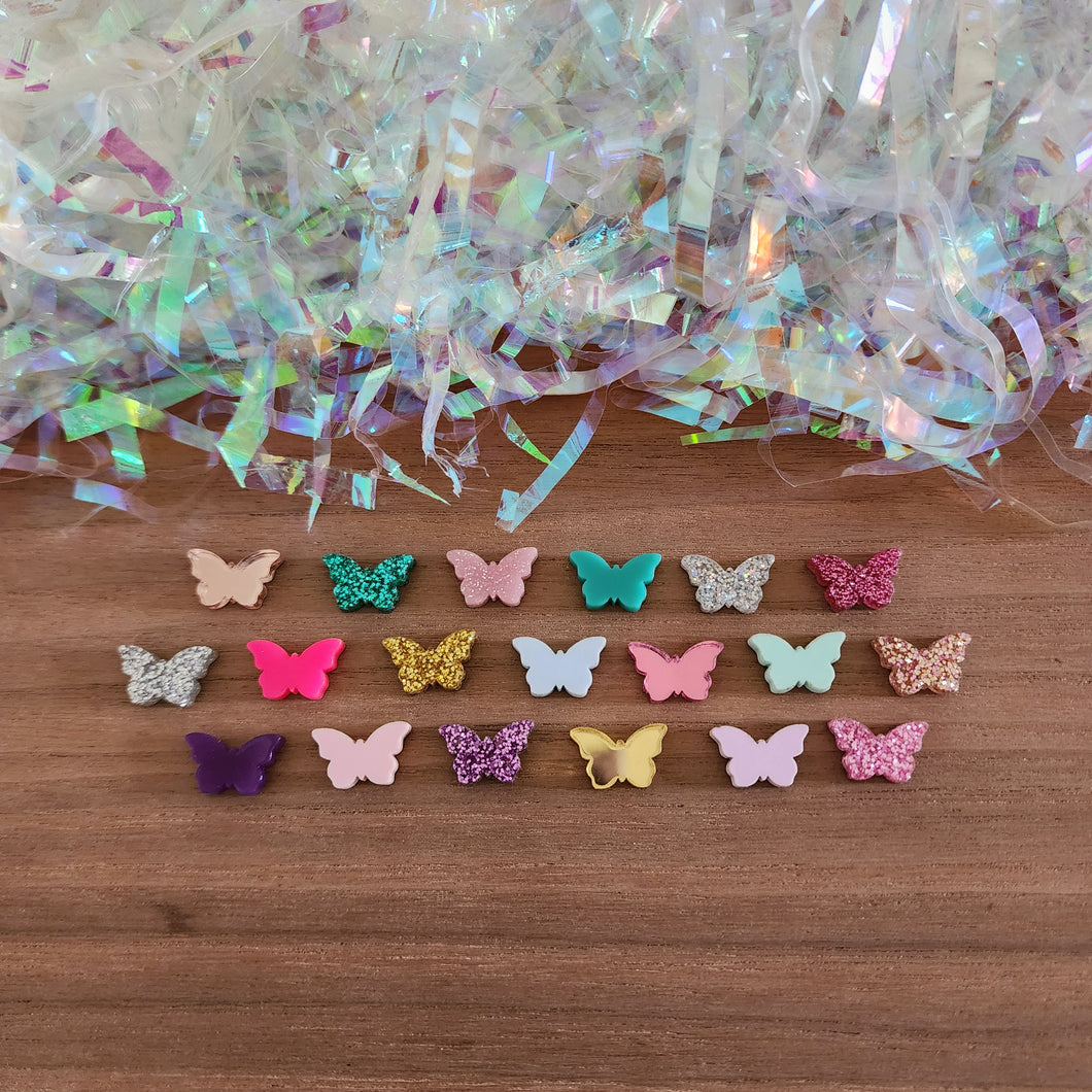 Spring Acrylic Butterfly Studs