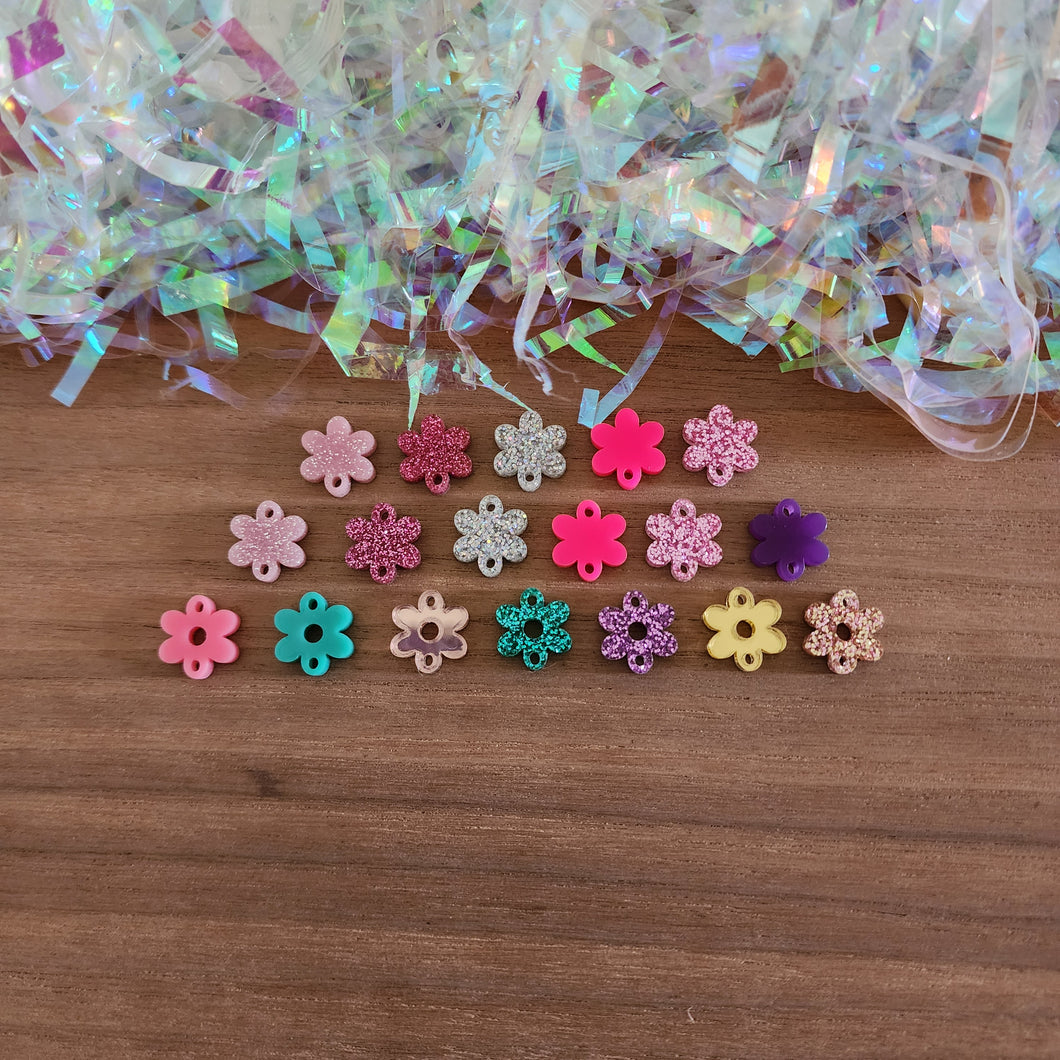Spring Acrylic Flower Connectors