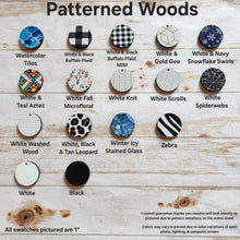 Load image into Gallery viewer, Patterned Wood Diamond Drops
