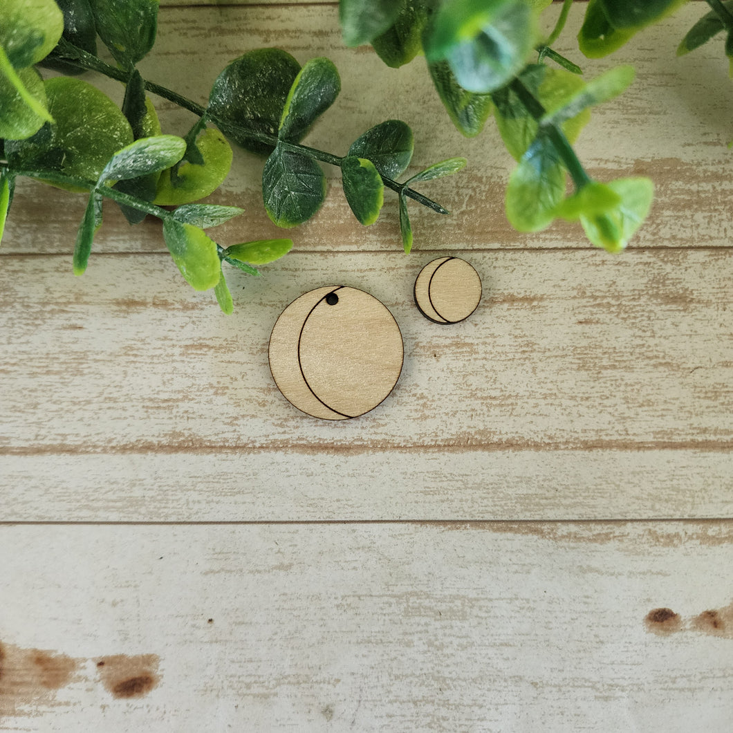 Simple Eclipse Earrings