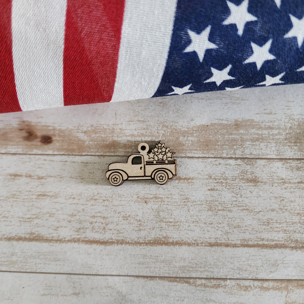 Patriotic Truck with Stars Drop