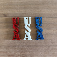 Load image into Gallery viewer, Patriotic Acrylic USA Letter Drops
