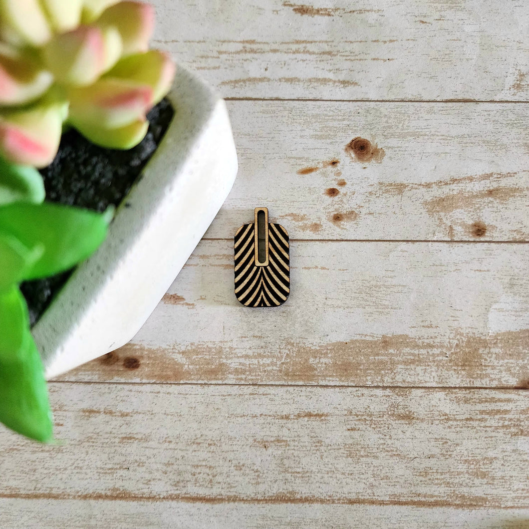 Geometric Striped Paddle Drop