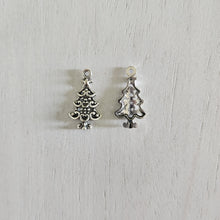 Load image into Gallery viewer, Filigree Christmas Tree Charm/Pendant - SILVER
