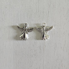 Load image into Gallery viewer, Angel Double Sided Charm/Pendant - SILVER
