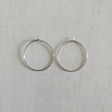 Load image into Gallery viewer, Hoop Earring Finding, 25mm - STAINLESS STEEL, 316 Stainless Steel
