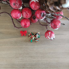 Load image into Gallery viewer, Christmas Acrylic Bow Drops &amp; Studs
