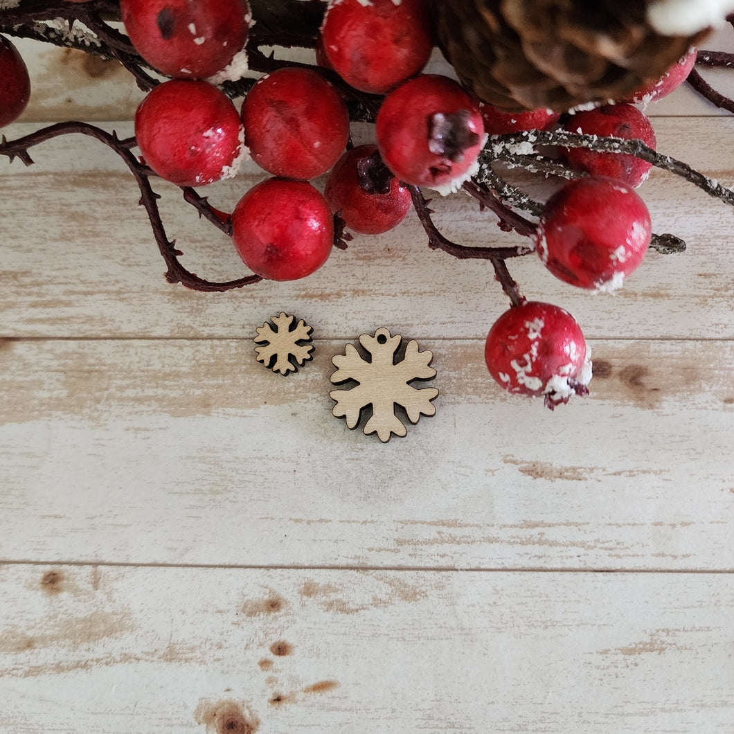 Christmas Snowflake Stud & Drop