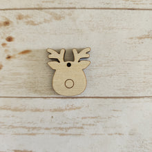 Load image into Gallery viewer, Christmas Wide Reindeer Head Studs &amp; Drops
