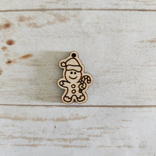 Load image into Gallery viewer, Christmas Gingerbread Men with Hat &amp; Candy Cane Studs &amp; Drops
