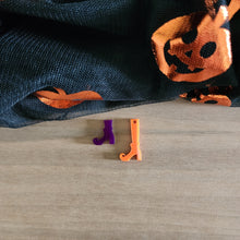 Load image into Gallery viewer, Halloween Acrylic Witch Leg Drops &amp; Studs
