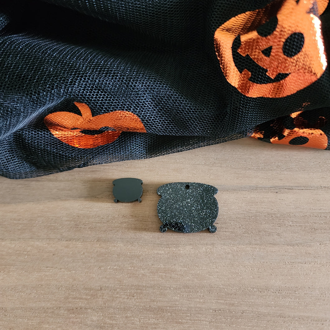 Halloween Acrylic Cauldron Drops & Studs