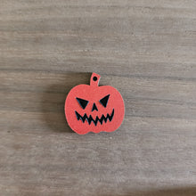 Load image into Gallery viewer, Halloween Acrylic Jack o&#39; Lantern Earrings
