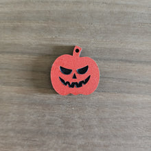 Load image into Gallery viewer, Halloween Acrylic Jack o&#39; Lantern Earrings
