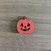 Load image into Gallery viewer, Halloween Acrylic Jack o&#39; Lantern Earrings
