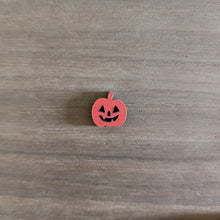 Load image into Gallery viewer, Halloween Acrylic Jack o&#39; Lantern Earrings
