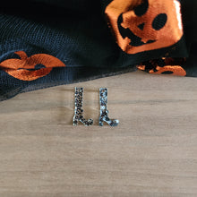 Load image into Gallery viewer, Patterned Acrylic Halloween Witch Leg Drops
