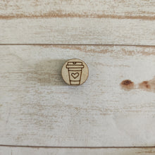 Load image into Gallery viewer, &quot;❤️&quot; Coffee Cup Studs &amp; Drops
