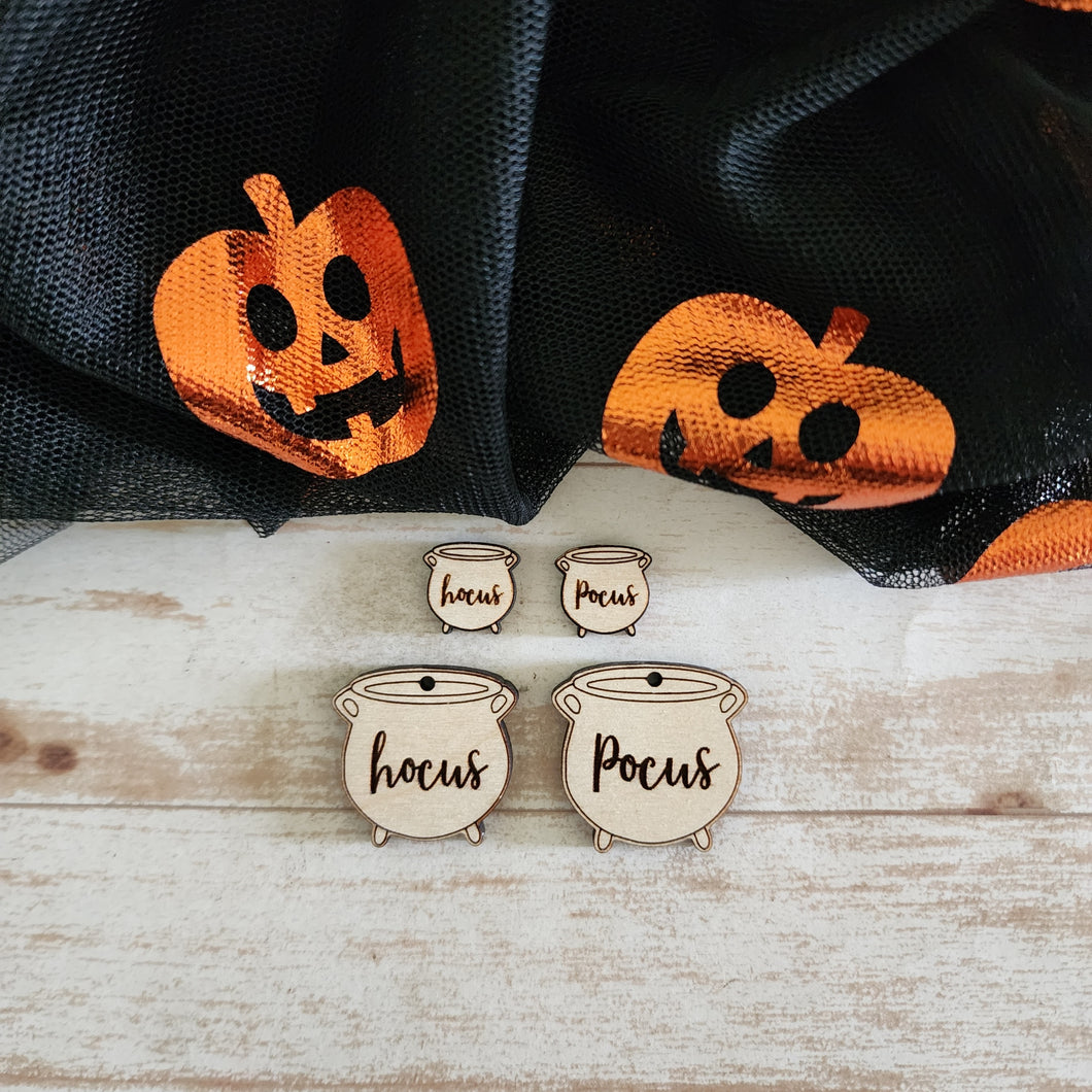 Halloween Hoc Poc Cauldron Studs & Drops