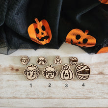 Load image into Gallery viewer, Halloween Cute Character Head Studs &amp; Drops
