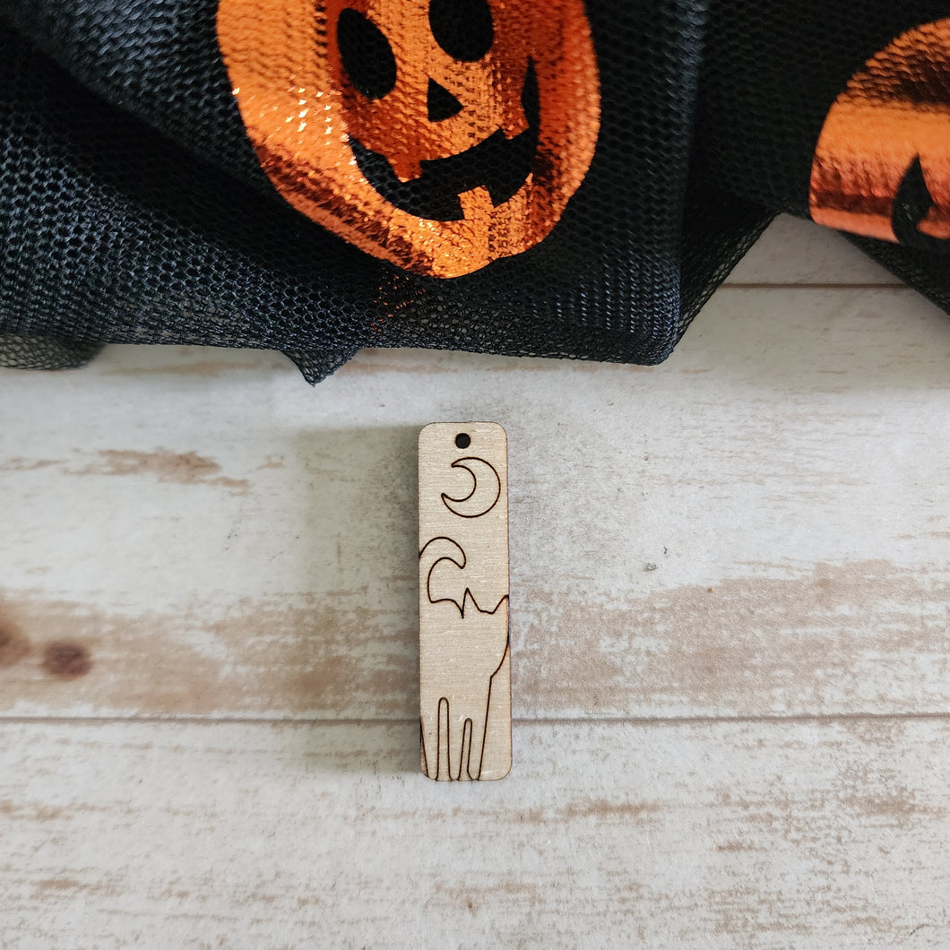 Halloween Cat & Moon Bar Drop