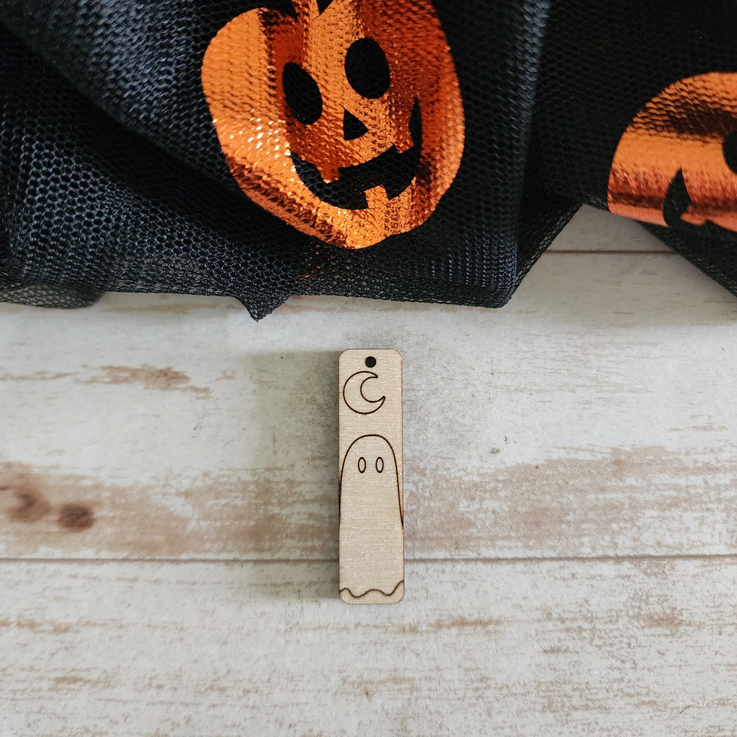 Halloween Ghost & Moon Bar Drop