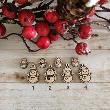 Load image into Gallery viewer, Christmas Snowman Cuties Studs &amp; Drops
