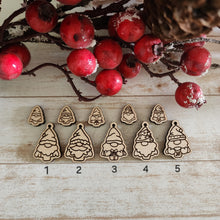 Load image into Gallery viewer, Christmas Tree Gnomes Studs &amp; Drops
