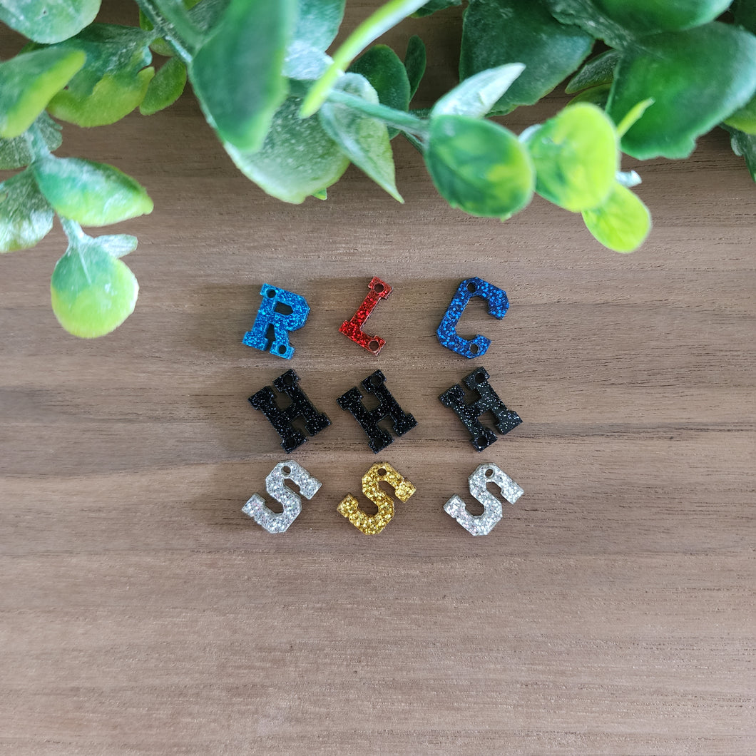 Acrylic School/Team Spirit Triple Letter Drops