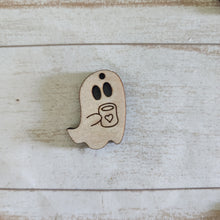 Load image into Gallery viewer, Halloween Ghosts with Coffee Cup Earrings
