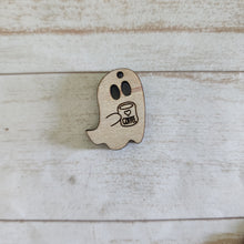 Load image into Gallery viewer, Halloween Ghosts with Coffee Cup Earrings
