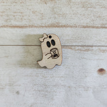 Load image into Gallery viewer, Halloween Ghosts with Coffee Cup Earrings
