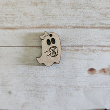 Load image into Gallery viewer, Halloween Ghosts with Coffee Cup Earrings
