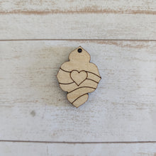 Load image into Gallery viewer, Valentine&#39;s Day Wavy Lines with Heart Drops
