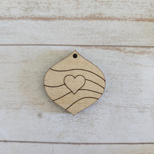 Load image into Gallery viewer, Valentine&#39;s Day Wavy Lines with Heart Drops
