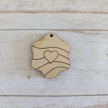 Load image into Gallery viewer, Valentine&#39;s Day Wavy Lines with Heart Drops
