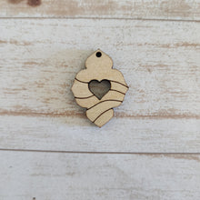 Load image into Gallery viewer, Valentine&#39;s Day Wavy Lines with Heart Drops
