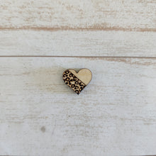 Load image into Gallery viewer, Valentine&#39;s Day Leopard Geo Heart Studs &amp; Drops
