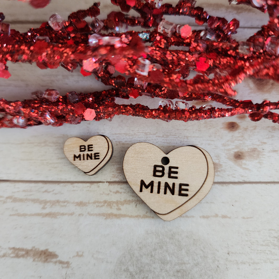 Valentine's Day Be Mine Heart Stud & Drop