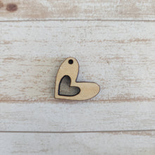 Load image into Gallery viewer, Valentine&#39;s Day Hand Drawn Heart with Heart Stud &amp; Drops
