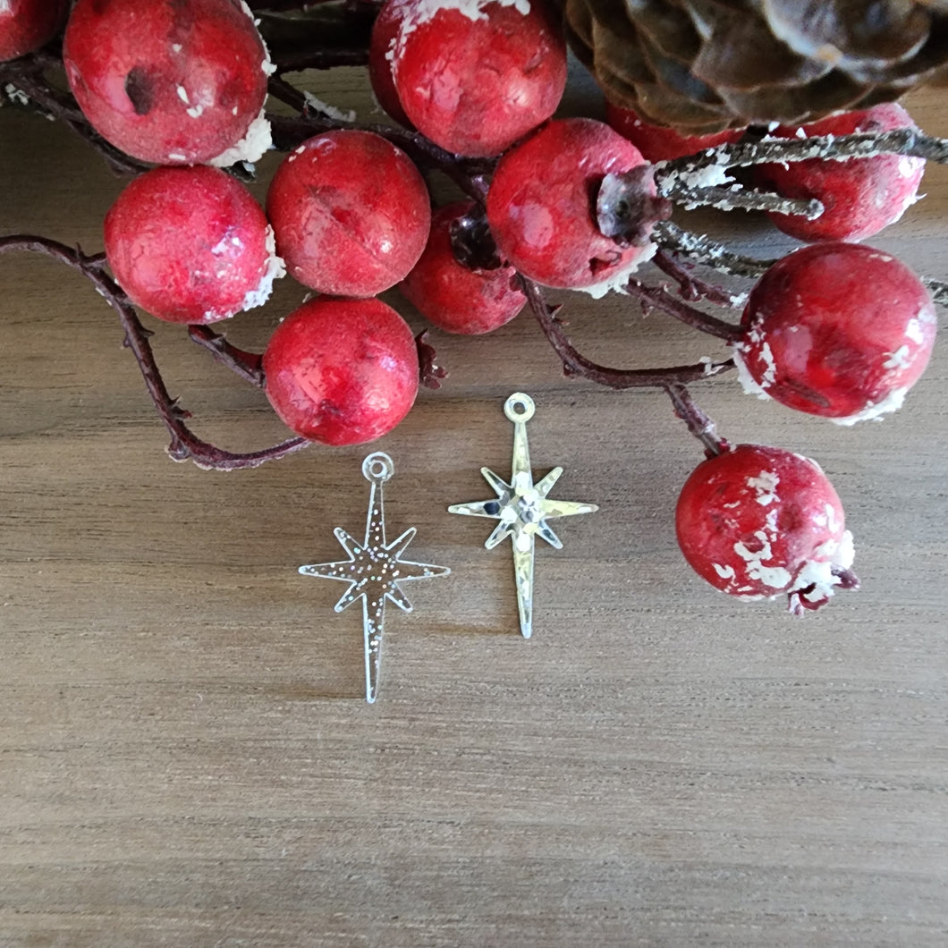 Christmas Acrylic North Star Drops