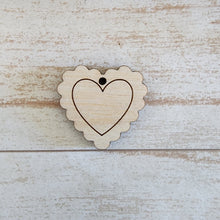 Load image into Gallery viewer, Valentine&#39;s Day Large Scalloped Heart Stud &amp; Drops
