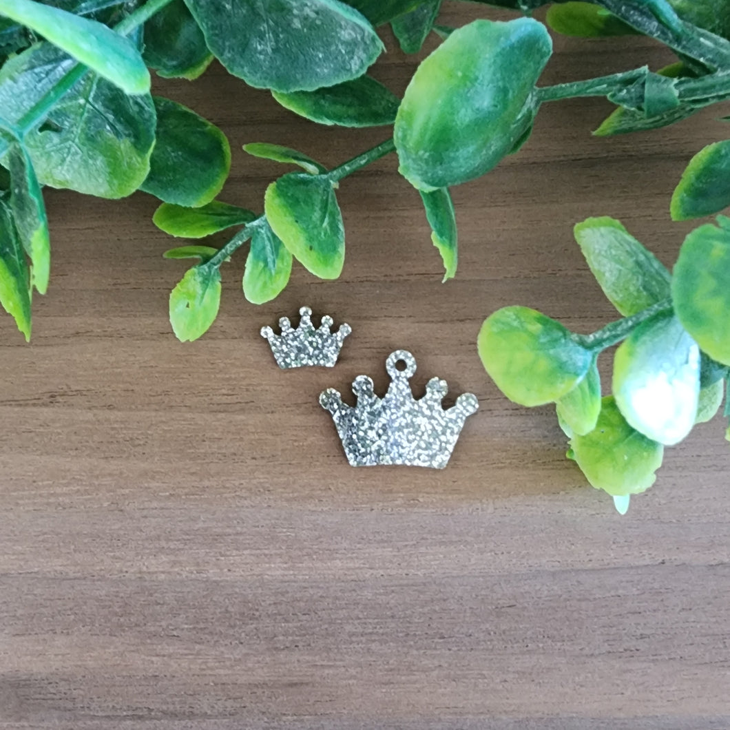 Acrylic Crown Stud & Drop