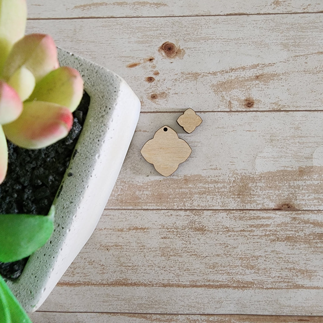 Moroccan Tile Stud & Drop